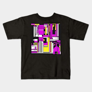 Retro Abstract Art T-Shirt Kids T-Shirt